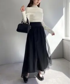 【NICE CLAUP】バックレースアップアソートスカート