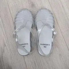 MARKETY'S クリア グリッターサンダル 16.0