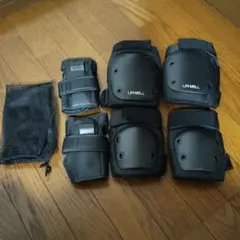 プロテクター3点セット ブラック