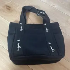 アニエス・ベー　トートバッグ　ブラック