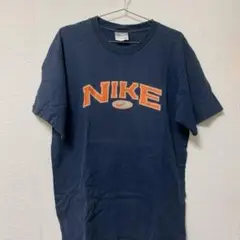 ナイキ　tシャツ ネイビー　90s レア　美品　Mサイズ