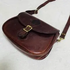 J.W.HULME ヴィンテージ ショルダー バッグ 牛革 USA
