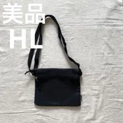 美品　HL ナイロショルダーポシェット　サコッシュ　黒