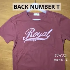 ⭐️BACK NUMBER⭐️バックナンバーmen'sTシャツ サイズL 値下げ中！