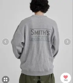 美品　コーエン　coen スミス　コラボ　スウェット　M
