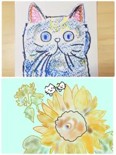オリジナルイラスト　ポストカード　2枚セット