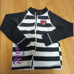 ストライプ柄 ラッシュガード 130cm