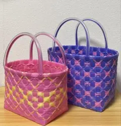 ☆プラかご☆2個セット(幅広)