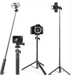 Diestord製　スマホ三脚 130cm スマホスタンド 自由雲台