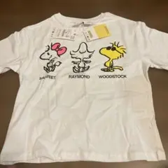 zaraキッズ スヌーピー tシャツ 140