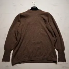 GRES カシミヤニット ラメ L ブラウン 大きいサイズ