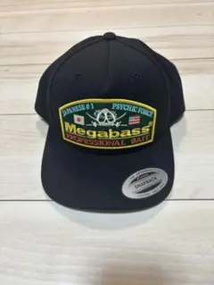 Megabass スナップバックキャップ 黒　状態◎ 試着のみ