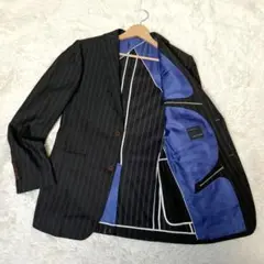 未使用■MODA RITORNO セットアップ スーツ ブラック×ストライプ