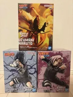 NARUTO Vibration Stars フィギュア ナルト　サスケ　サクラ