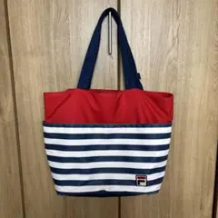 FILA ストライプ トートバッグ