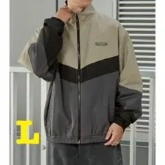 新品　Anchor Smith ビッグシルエット　ブルゾン　　グレー　L