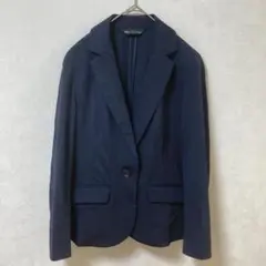 Clean Impression ネイビー テーラードジャケット Sサイズ 春秋