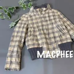 D 1582【極上美品】マカフィー ウール混 ブルゾン
