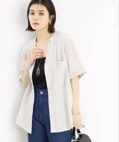 THE SHOP TK 半袖ブラウス