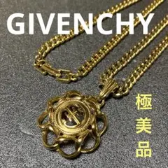 極美品 GIVENCHY ジバンシー ネックレス ゴールドカラー 喜平チェーン