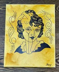 natsartworks ナッツアートワークス　手描きバンダナ100枚展 手描きバンダナ 083 #手描きバンダナ100枚 #nutsartworks