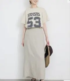 【新品】SLOBE KANSAS 53 Tシャツ ベージュ