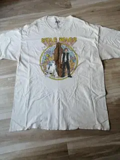 STAR WARS スターウォーズ Tシャツ XLサイズ オフホワイト