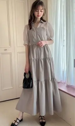 GRL グレイル　シャツワンピース