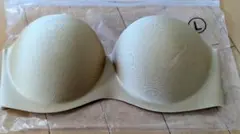 ストラップレス ベージュブラ L.Мサイズ