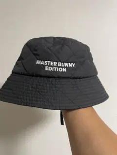 MASTER BUNNY EDITION キルティングハット ブラック