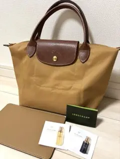 最終価格 美品 仕切板付ロンシャンルプリアージュオリジナルSトップハンドルバッグ