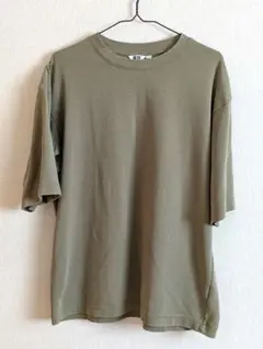 UNIQLO エアリズムコットン オーバーサイズTシャツ5分袖メンズ Lサイズ