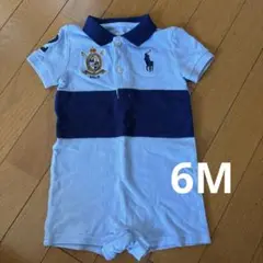 ⭕️お値下げポロラルフローレン　POLO 6M ロンパース　カバーオール70〜80