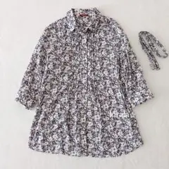 AMACA　アマカ　花柄　ブラウス　シャツ