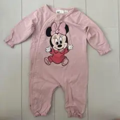 H&M ディズニー　ベビー　ミニー　ロンパース　カバーオール