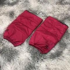 M428【ミズノ】アームカバー 防寒 スポーツウェア ダウン ピンク ネイビー