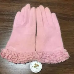 courreges クレージュ 手袋 ピンク①