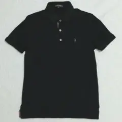 マッキントッシュロンドン ロゴマーク刺繍ポロシャツ(S)ブラック系色 日本製