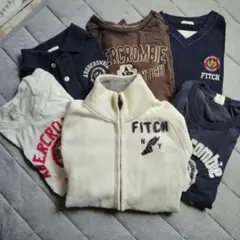6枚セット アバクロンビー&フィッチ パーカー 半袖Tシャツ メンズ M