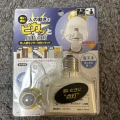 オーム電機　光•人感センサー付き