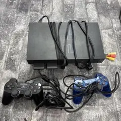 PlayStation 2 SCPH-30000 本体とコントローラー
