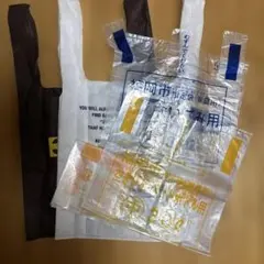 福岡市　ゴミ袋　3COINS ショッピングバック　エコバック