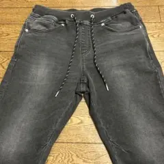 BAYFLOW DENIM 5ポケットジョガーデニムパンツ ダークグレー