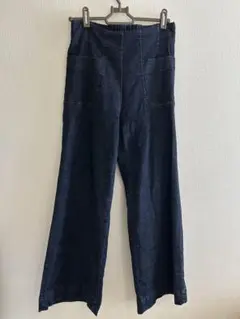 ★お値下げインディゴブルーデニムワイドパンツ