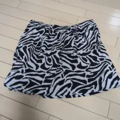St ANDREWS ゼブラ柄スカート Lサイズ