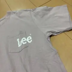 Lee ポケット付き Tシャツ Lサイズ ピンク