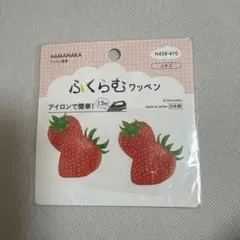 ワッペン 『ふくらむワッペン イチゴ H458-410』