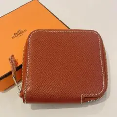 【美品】エルメス アザップコンパクト シルクイン ヴォーエプソン 小銭入れ
