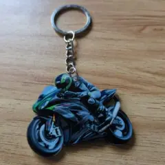 新品未使用のバイクライダー キーホルダー アクリル製
