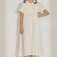 merry jenny コットンワンピース　アイボリー